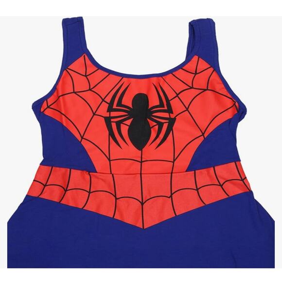 Spiderman Skater Dress/Costume- Size 16-18 - Picture 2 of 4